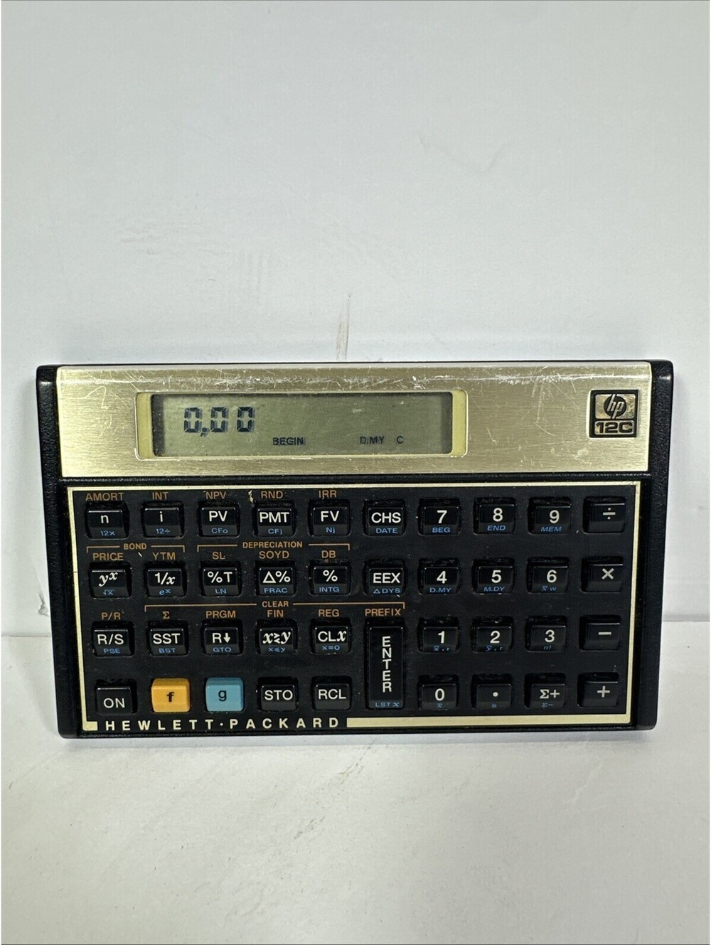 HP Hewlett Packard 12C Financial Calculator Works Tested